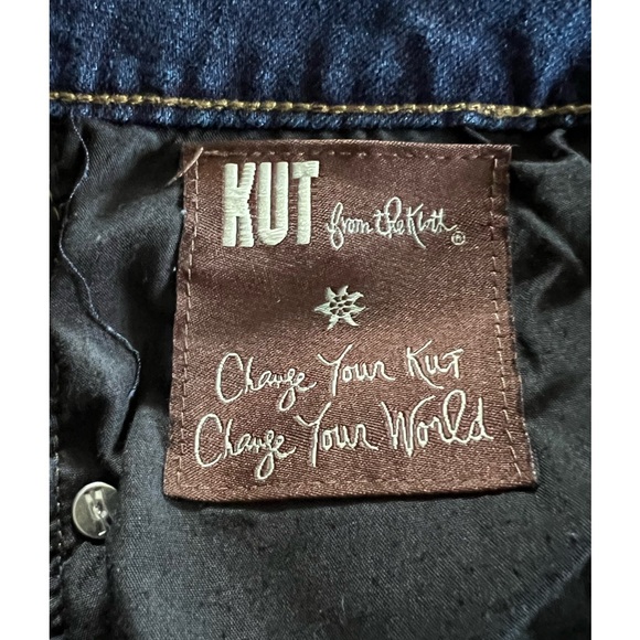 Kut From the Kloth Katy Ankle Straight Leg Denim Jeans. Size 14. - Picture 5 of 11